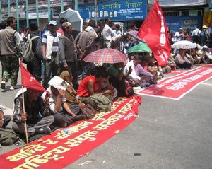 Maoiste demonstration