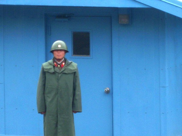 DPRK soldier at work