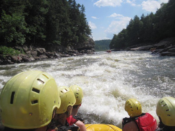 White water rafting on the Riviere Rouge, Quebec