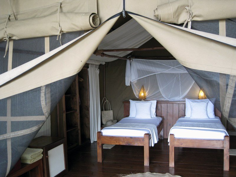 Our tented room