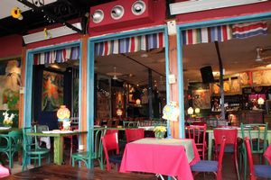 Vibrant & colorful Reka Cafe 