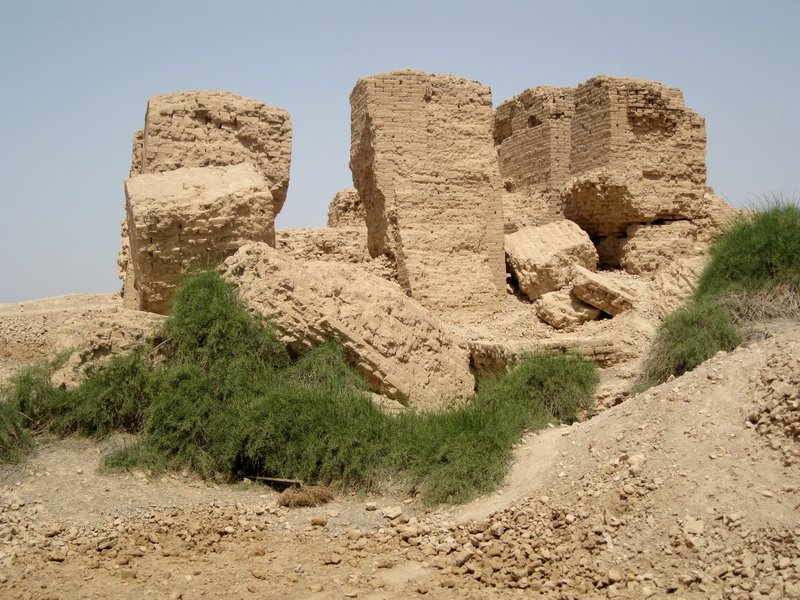 Escavated temple