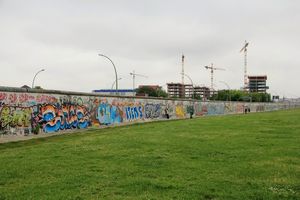The Berlin Wall, from the West Side