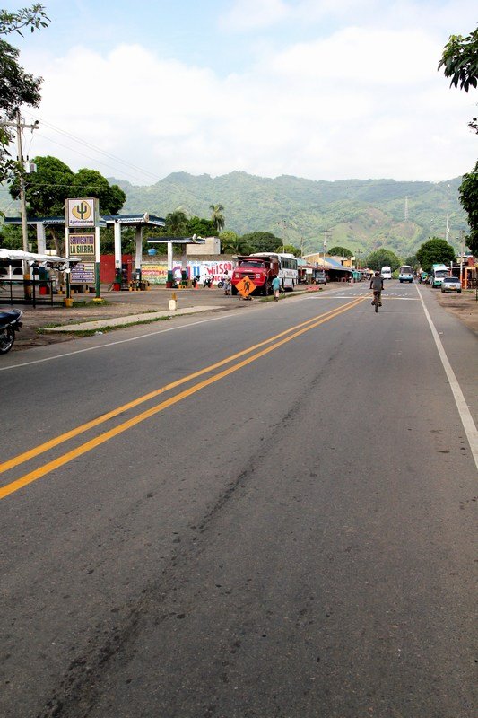 The main & only road with Palomino village on both sides