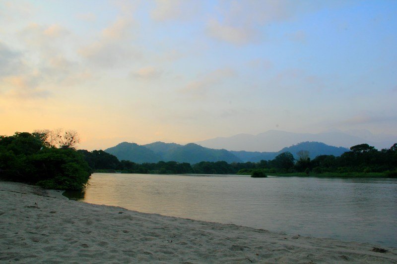 Calm & tranquility - sunrise, beach, river, junle & Sierra Nevada...what else could we ask for?!