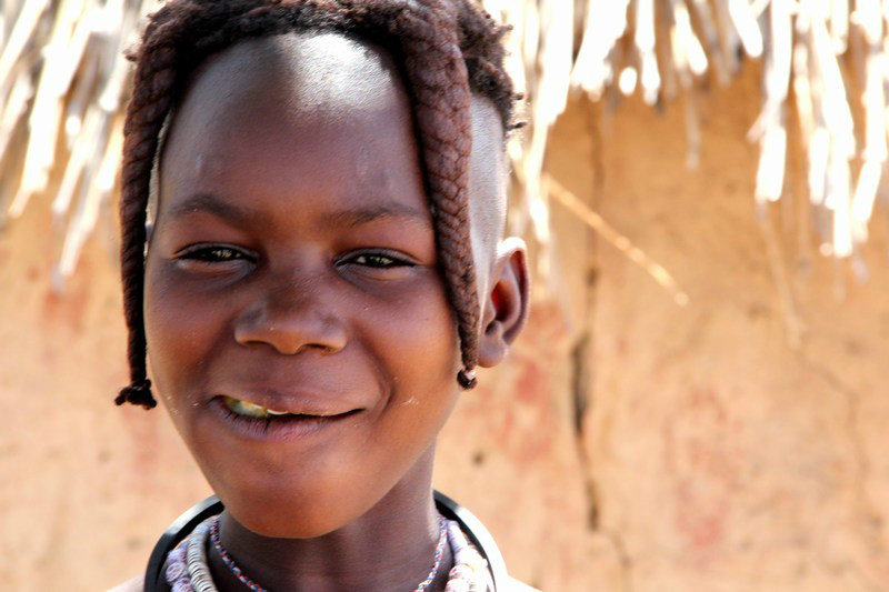Teenage Himba girl