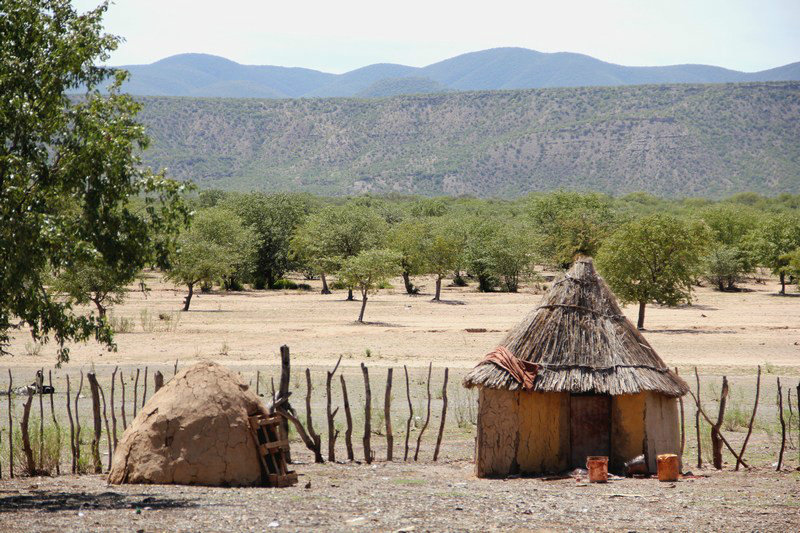 Himba traditional houses