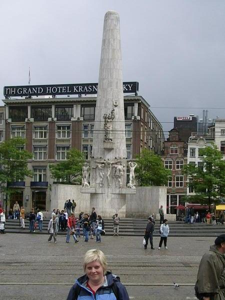 Amsterdam war memorial at Dam Platz