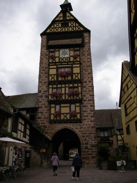 The original tower in the city wall dating from the 11th century, Riquewihr.