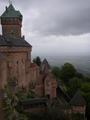 Haut Koenigsbourg castle, overlooking the Black Forest.