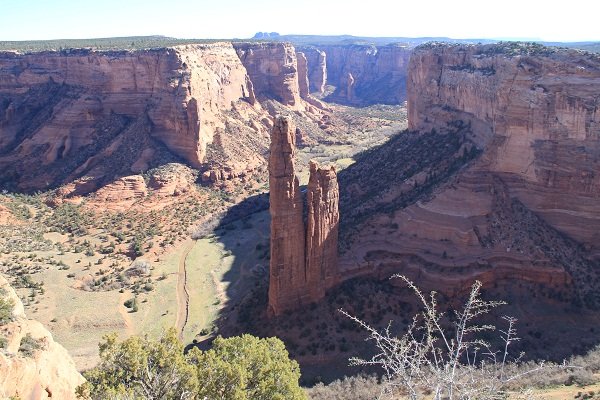 View of Canyon de Chelly from Spider Rock Outlook