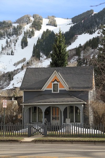 Old houses in Aspen