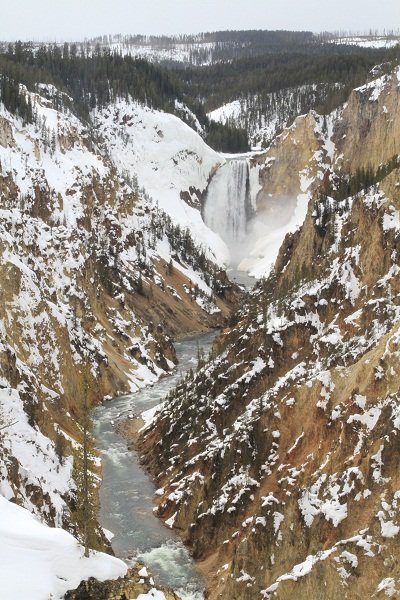 The Yellowstone Grand-canyon falls