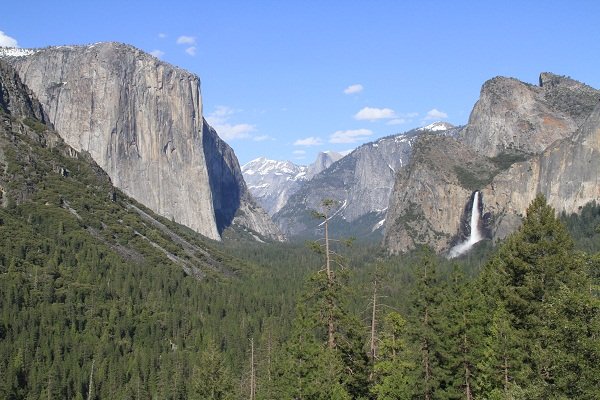 Yosemite valley from Tunnel view