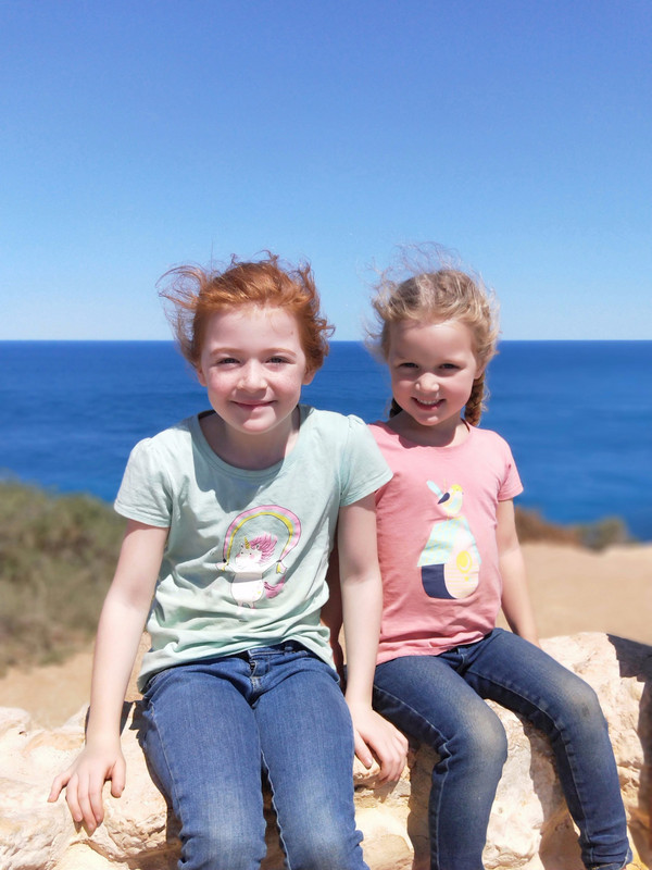 Isabelle and Lucy at the Bight