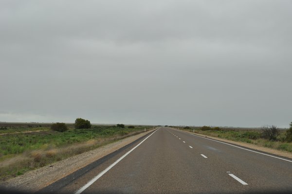 The road to Meningie