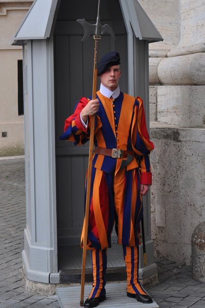 Swiss Guard at St Peters
