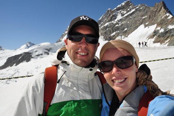 Sheree and Lachie enjoying Jungfrau