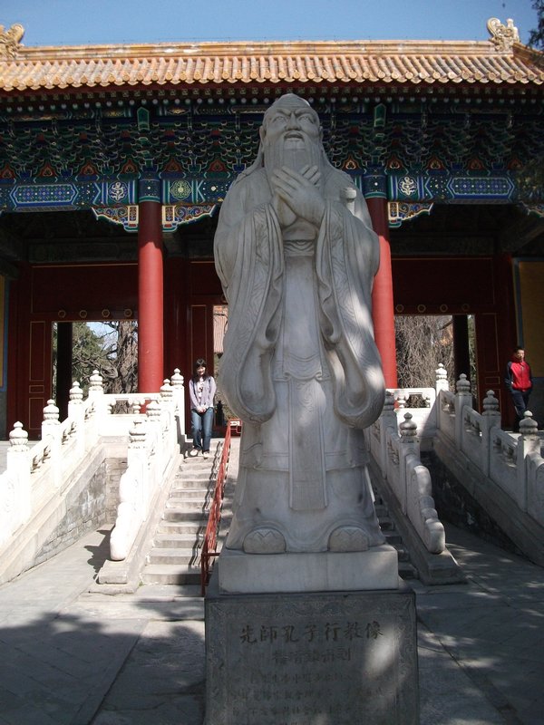 Statue in the Confucian Temple
