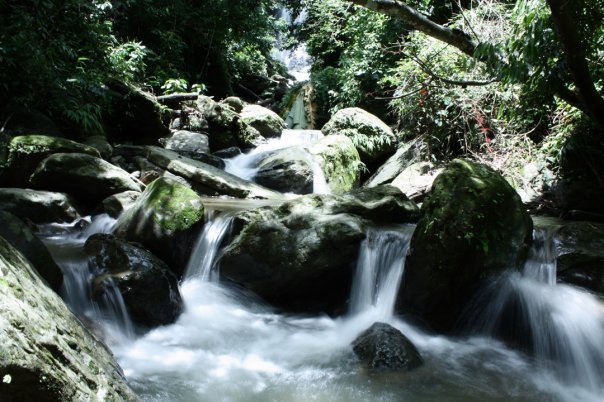 In the foot of the Chingri Waterfall