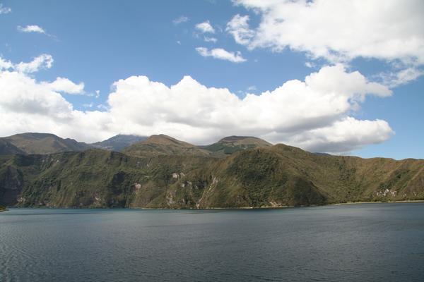 Crater Lake Near Otavalo