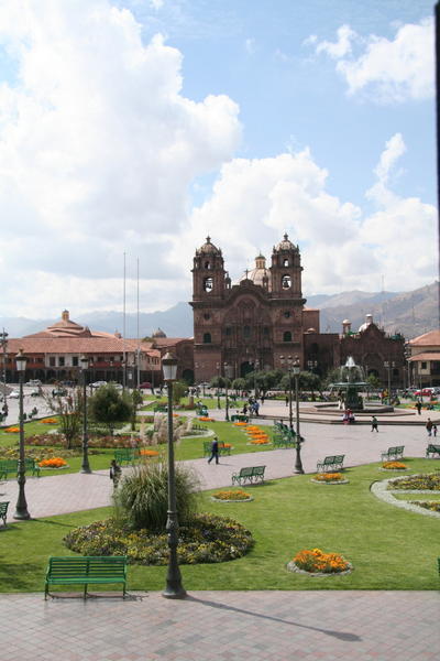 Beautiful Cuzco (Town Square), Peru.