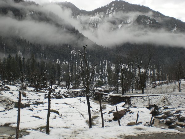 Pahalgam Valley in the snow