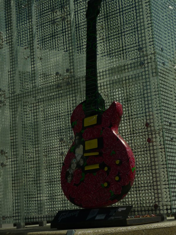 Runaway guitar(to be auctioned for charity)
