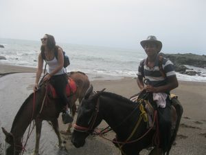 Horseback riding ..