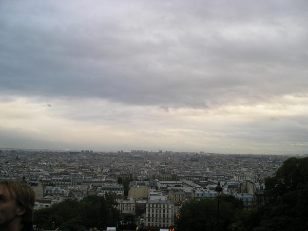 View from Sacre Couer/Montmartre