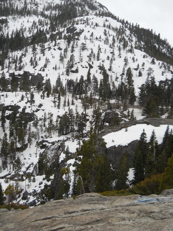 Sierra Nevada Mountain with snow