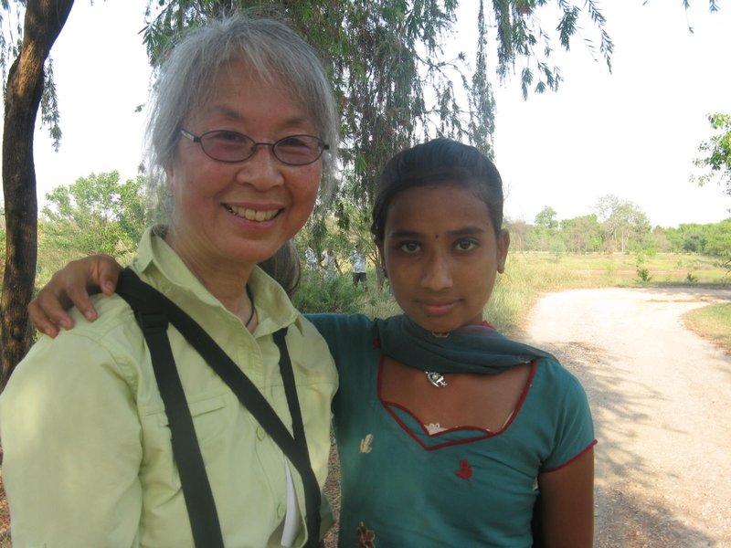 Nepali teenager at Lumbini