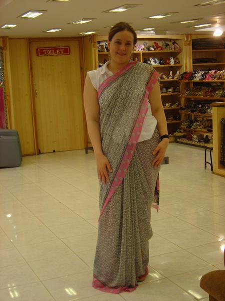 Me with a Sari!