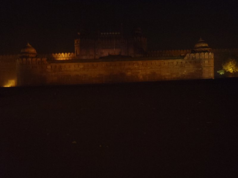 Red Fort by night