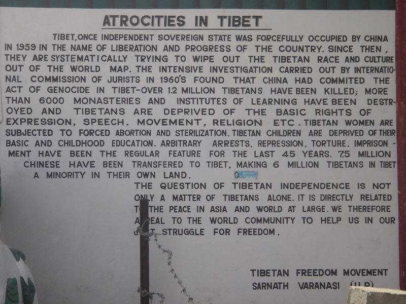 Notice on tibetan temple