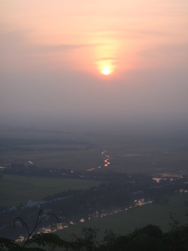 Sunset from Sam Mountain 