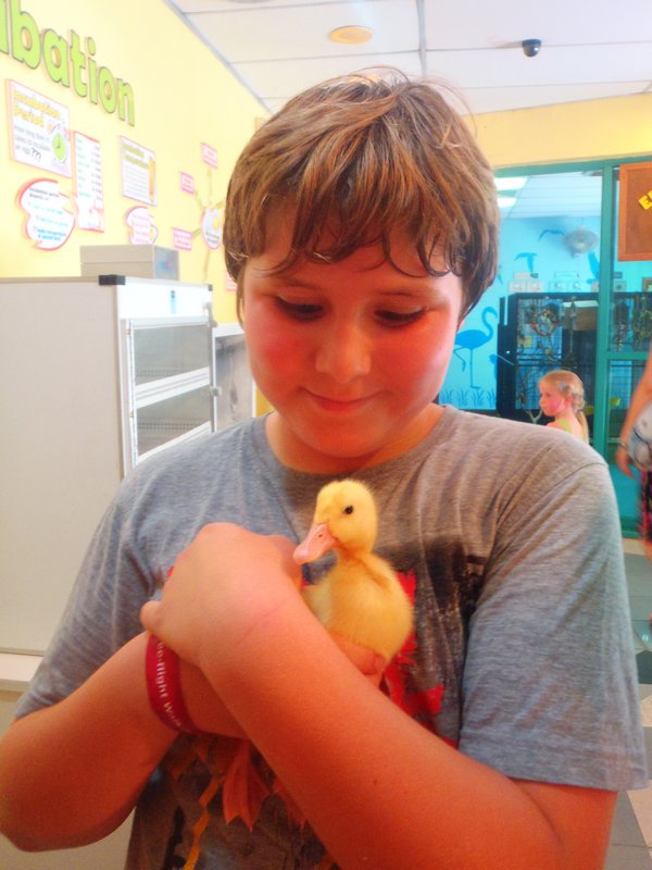 Jordy with ducky