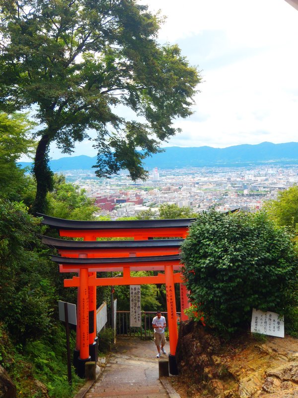 Halfway up Fushima Inari 