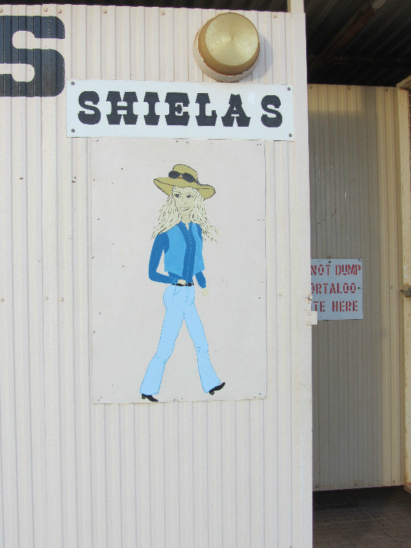 Loos for ladies at Curtin Springs cattle station