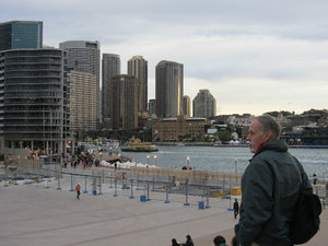 From the opera house steps