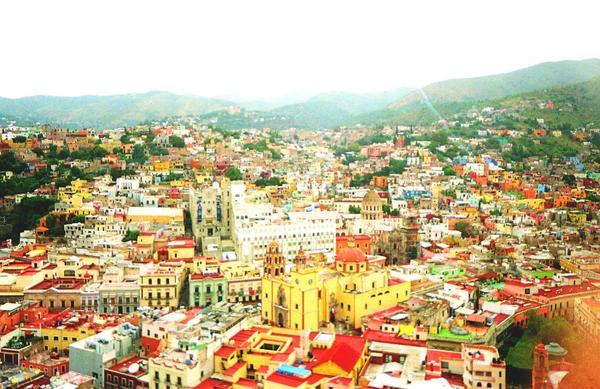 The view of Guanajuato  