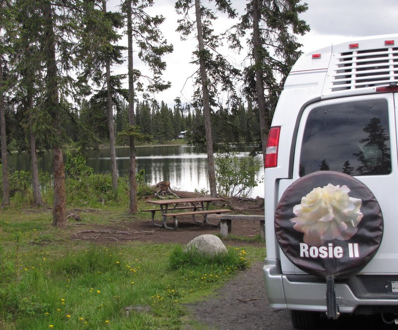 AK6 June16 Rosie at Johnson Lake