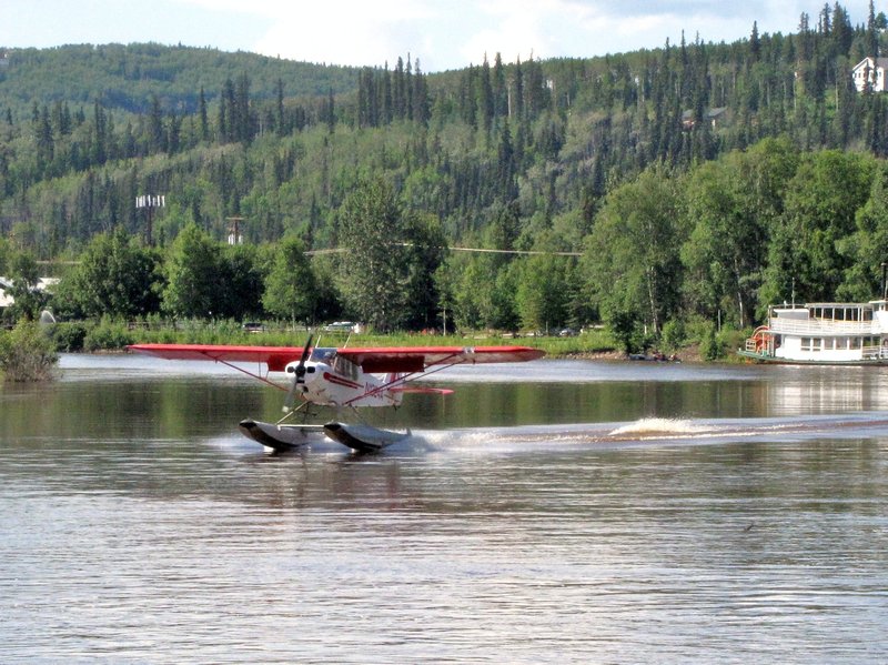 AK1 July6 Float plane with original Discovery in back on right