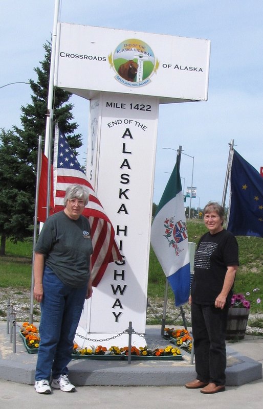 AK5 July11 The terminus of the AlCan Highway--Delta Junction