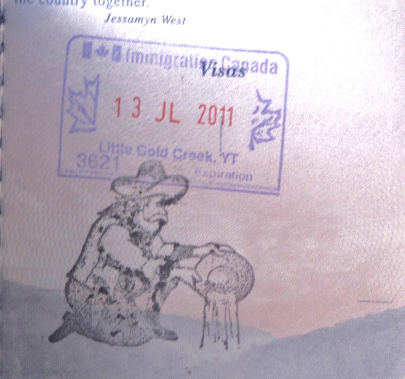 AK12 July13  Special Passport stamp