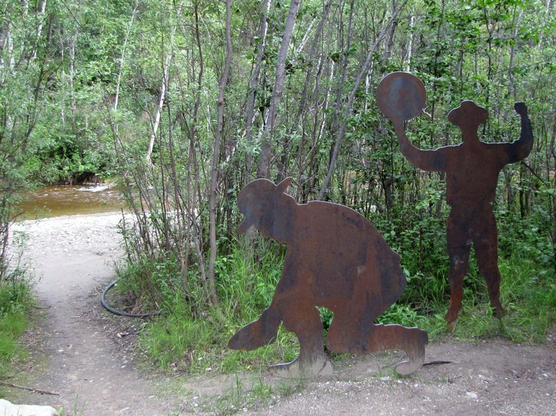 AK19 July16 Bonanza Creek--where the goldrush began