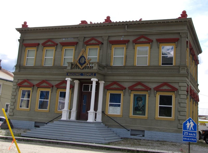 AK8 July17Dawson City Masonic Hall