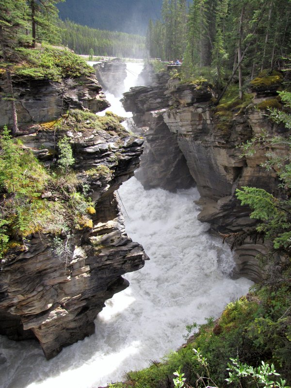 AK5 Aug6 Athabasca Falls middle cascade