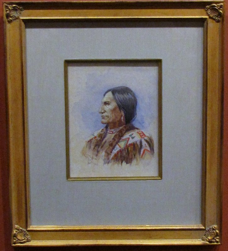 AK10 Aug15 Charles M. Russell --Indian Chief