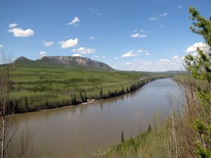 37 May20 Laird River from Allen's Lookout, BC